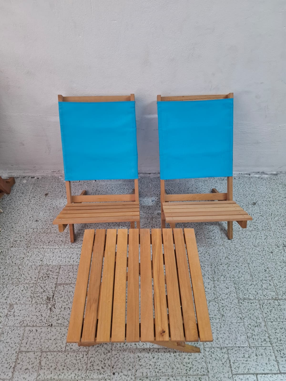 Katlanır sandalye masa seti