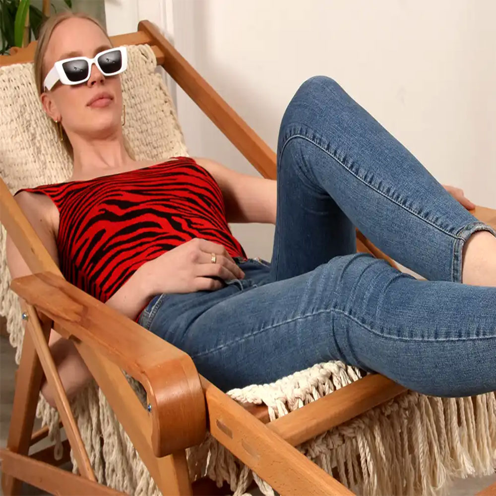 Ahşap Sandalye Şezlong Bohem