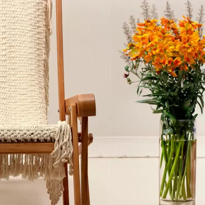 Ahşap Sandalye Şezlong Bohem